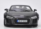 Black 1:18 Scale Diecast Audi R8 Spyder Model