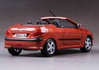 1:24 Scale Orange Maisto Diecast PEUGEOT 206 CC Model