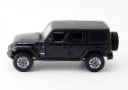 1:32 Scale Blue / Red / Black Diecast Jeep Wrangler Sahara Toy