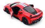 Bburago 1:24 Scale Red Diecast Ferrari 488 Pista Model