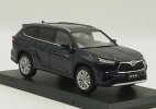 White /Black /Deep Blue /Silver Diecast Toyota Highlander Model