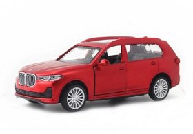 Kids 1:44 Scale Black / Red Diecast BMW X7 SUV Toy