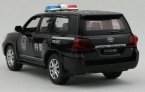 White 1:32 Scale Police Theme Kids Diecast Toyota Land Cruiser