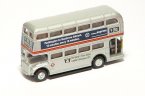 1:150 Mini Scale Red / Silver Oxford London Double-decker Bus