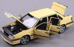 Yellow 1:18 Scale Autoart Diecast Volvo 850 T-5R Sedan Model