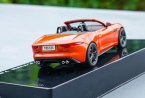 Orange 1:43 Scale Diecast Jaguar F-Type V8 S Cabriolet Model