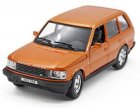 Silver / Orange 1:24 Scale Bburago Diecast Range Rover Model