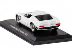 White 1:43 Diecast 1981 Lamborghini Miura SVJ Roadster Model