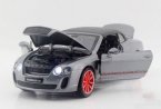 Black / White / Blue / Gray Diecast Bentley Continental ISR Toy