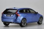 1:18 Scale White / Blue Diecast Volvo V60 Model