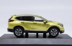 Yellow / Black / White 1:43 Scale Diecast 2017 Honda CR-V Model