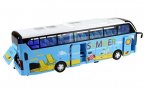 Blue 1:32 Scale Kids Cool Summer Diecast Coach Bus Toy