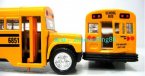 NO.6851 Kids Yellow Alloy Made School Bus Toy