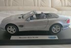 1:18 Scale Black / Silver Welly Mercedes-Benz SL500 Car Model