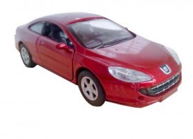 Red / Silver 1:32 NewRay Diecast PEUGEOT 407 COUPE Toy