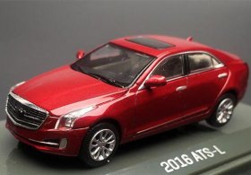 Red / White 1:64 Scale Diecast 2016 Cadillac ATS-L Model