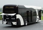 1:42 Scale White-Black Diecast AL Panda City Bus Model