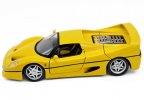 Red / Yellow 1:24 Scale Bburago Diecast Ferrari F50 Model