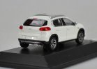 White / Brown 1:43 Scale Diecast Citroen C3-XR Model