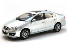 Black / White / Red / Silver 1:18 Diecast 2006 VW Sagitar Model