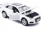 White / Silver / Black/ Gray Kid 1:32 Scale Diecast Audi A4L Toy