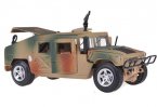 Army Green / Khaki 1:24 Scale Diecast Military Hummer Model