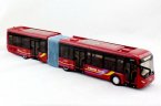 Wine Red 1:42 Scale Diecast Young Man BRT Bus Model