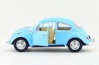 Pink / Blue / Creamy White 1:24 Diecast 1962 VW Beetle Model