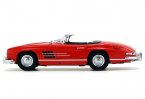 Red / Golden / Black / White Diecast Mercedes-Benz 300SL Model