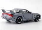 Kids Yellow /Gray /White 1:32 Scale Diecast Mazda RX-7 Car Toy