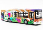 1:43 Colorful Painting Diecast Sunlong SLK6109 City Bus Model