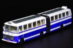 Blue 1:76 Scale NO. 68 ShangHai SK661F Diecast Bus Model