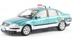 Green 1:18 Scale Welly Diecast 2001 VW Passat Sedan Taxi Model