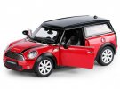 Yellow / Red 1:24 Scale Diecast Mini Cooper Clubman Model