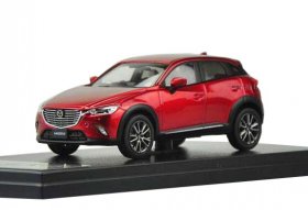 Red / Blue / Silver 1:43 Scale Diecast Mazda CX-3 Model