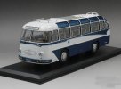 White-Green 1:43 Scale Die-Cast LAZ-697 Tourist Bus Model