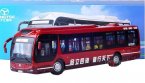 Red / Purple 1:43 Scale Die-Cast Yangtse Bus Model