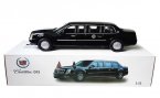 Kids 1:32 Scale White / Black Diecast Cadillac DTS Toy