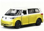 Yellow 1:36 Scale Kids Welly Diecast VW ID.Buzz Van Toy