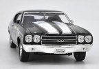 Black 1:18 Welly Diecast 1970 Chevrolet Chevelle SS 454 Model