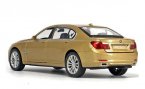 1:32 Scale Kids White / Black / Golden Diecast BMW 750 Toy