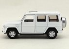 1:43 Scale Kids White / Black Diecast Mercedes Benz G350d Toy