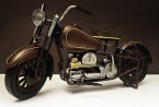 Black Handmade Vintage Medium Scale Harley Davidson Model