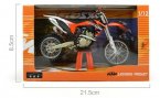 Black-Orange 1:12 Scale Diecast KTM 350 SX-F Motorcycle