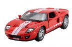 Red / Black / White / Yellow 1:36 Kids Diecast 2006 Ford GT Toy