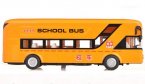 Kid Yellow 1:32 Scale Pull-Back Function Die-Cast School Bus Toy