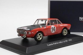 Orange 1:43 Norev Diecast 1968 Lancia Fulvia Rallye Model