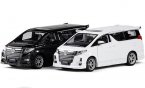 White /Black 1:32 Kids Diecast Toyota Alphard S Grade Rowen Toy