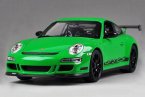 White / Green / Orange 1:18 Welly Diecast Porsche 911 GT3 RS