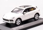 White / Black 1:43 Minichamps Diecast Porsche Cayenne Model